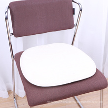 Solid color cozy flannel memory foam chair pad for wholesale